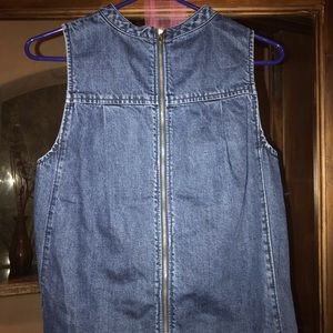 Anthropologie Denim tank blouse